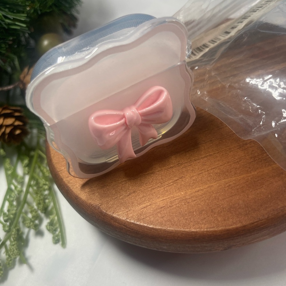 Pink Bow AirPods Case - Picture 3 of 5